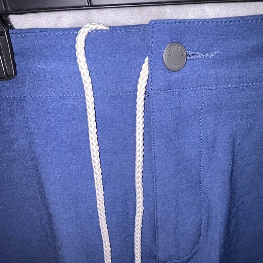 Faherty Belt Loop All Day Shorts 5 blue Mens Size 35 NWT $98